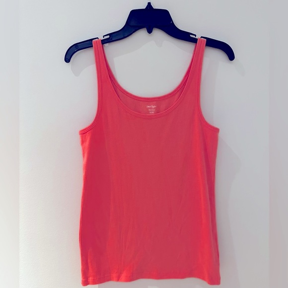Lord & Taylor Peach Cotton Tank Top - Picture 1 of 4